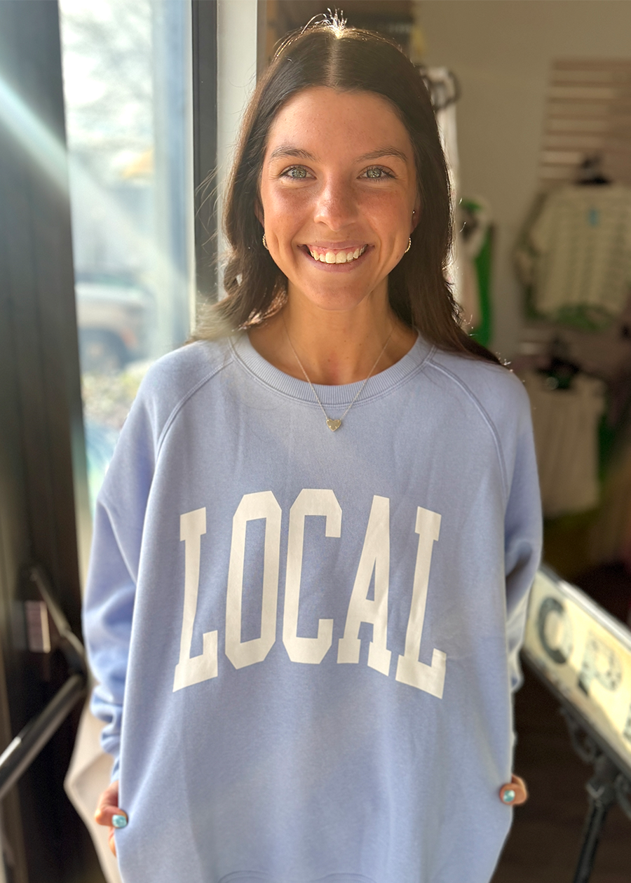 LG Crescent Crew-Periwinkle