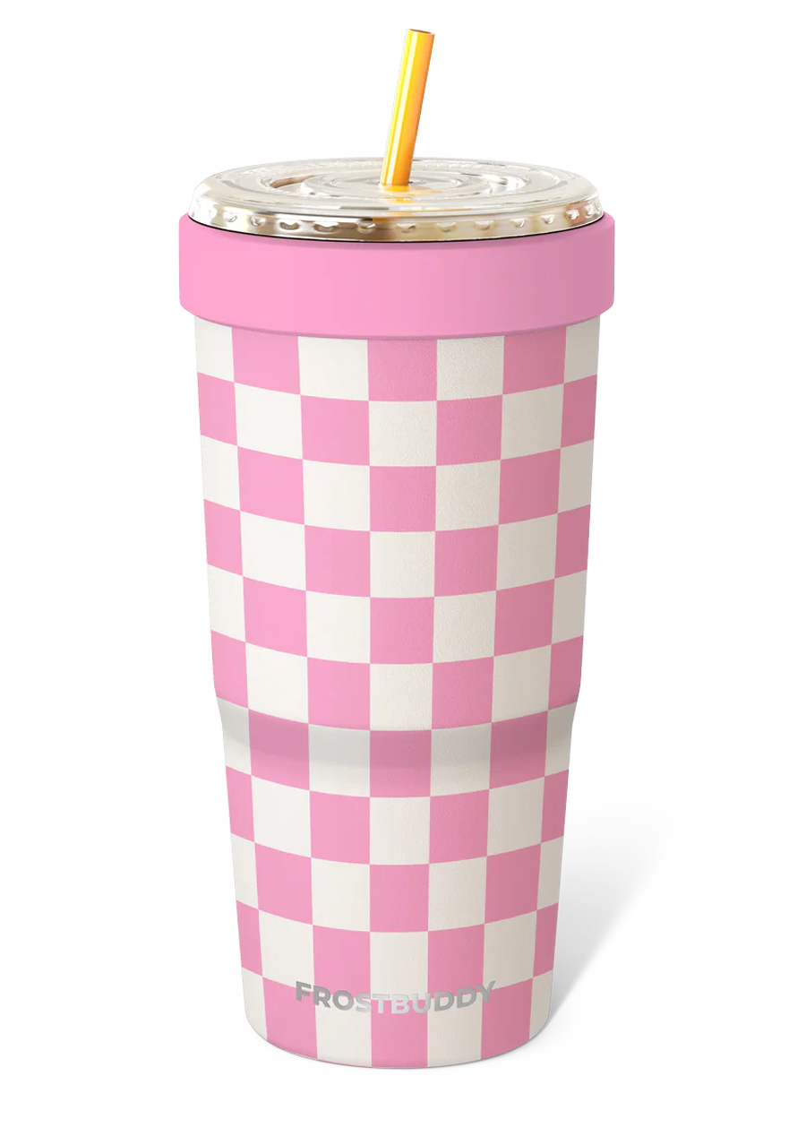 To-Go Buddy-Pink Checkered