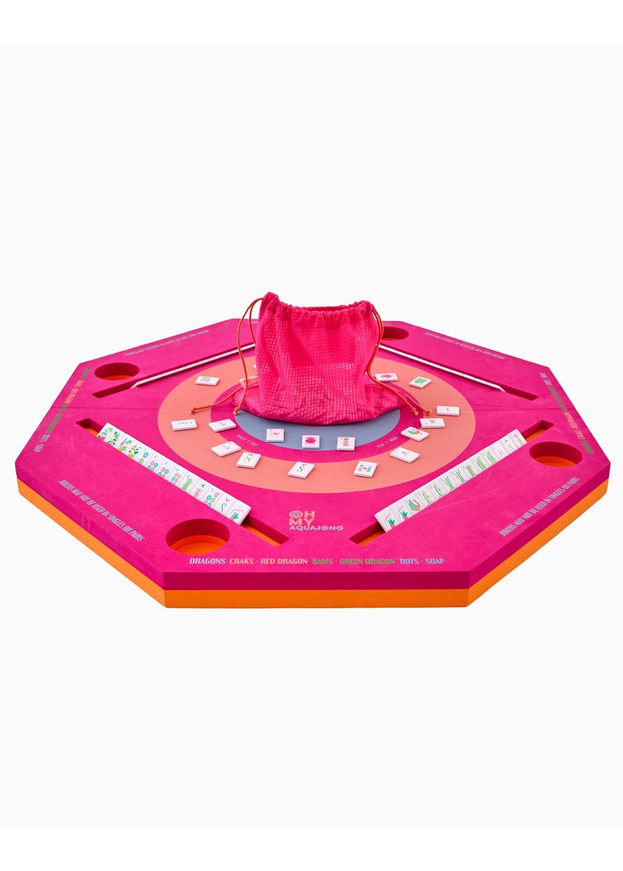 Pink Aqua Jong Pool Mat