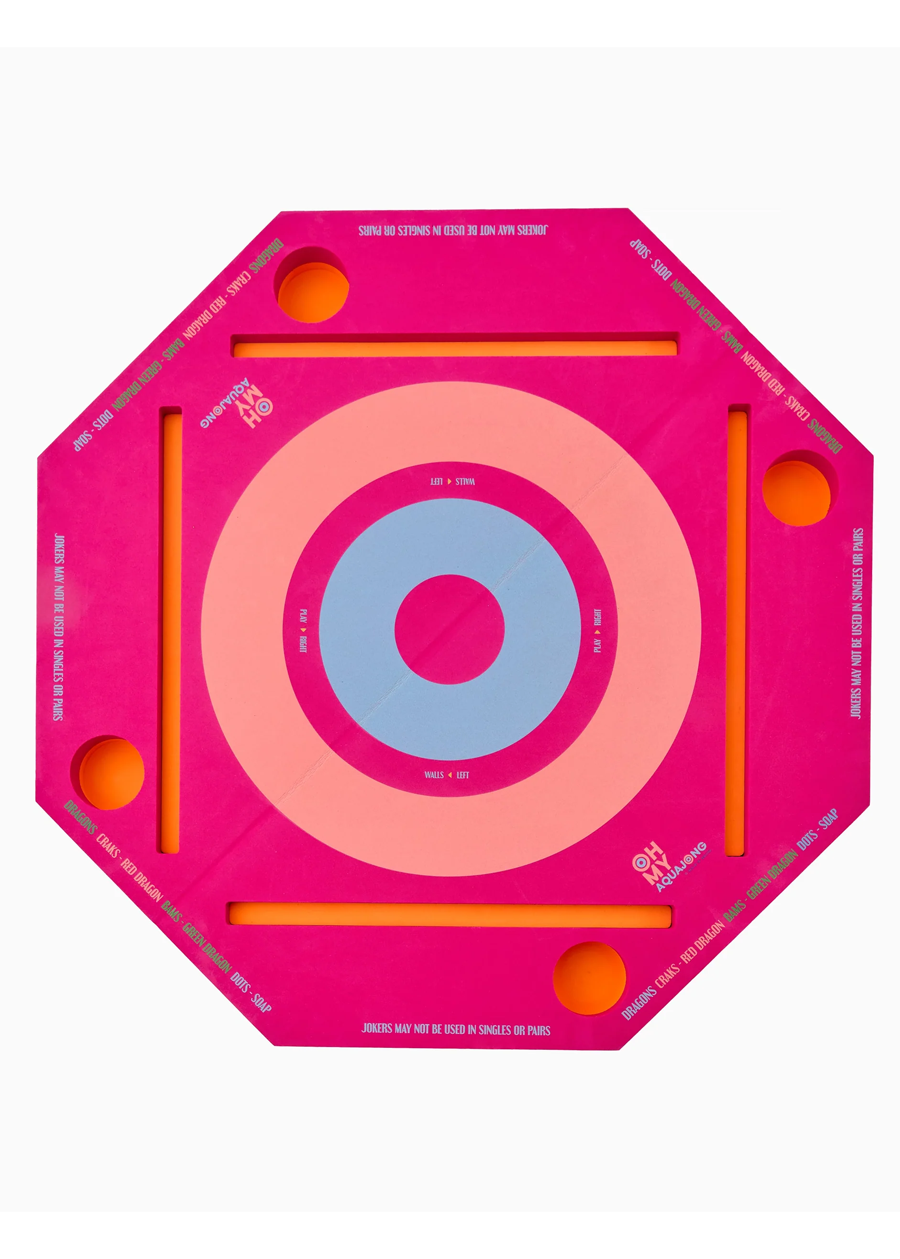 Pink Aqua Jong Pool Mat