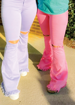Pink Stevie Super Stretch Flares