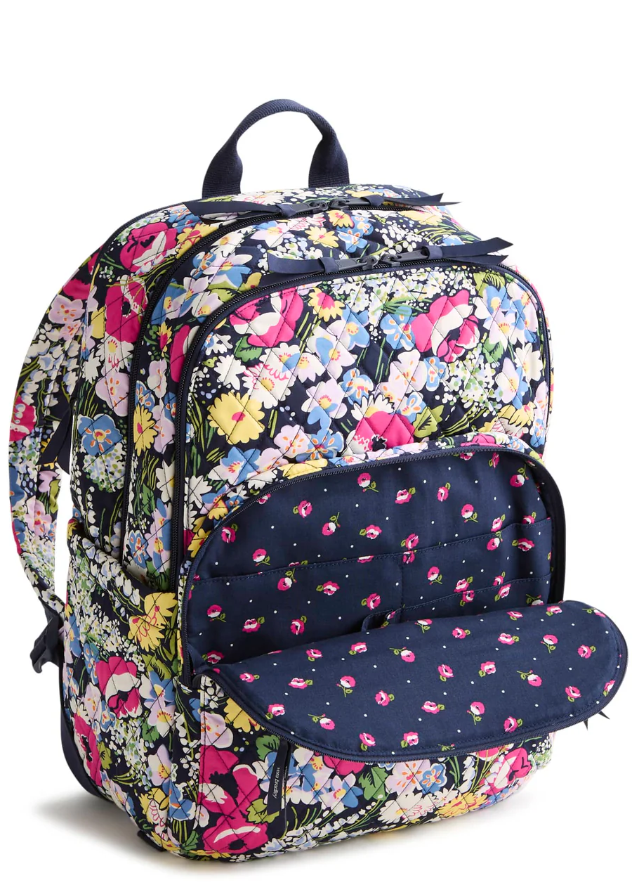 Large Bancroft Backpack-Poppy Fields