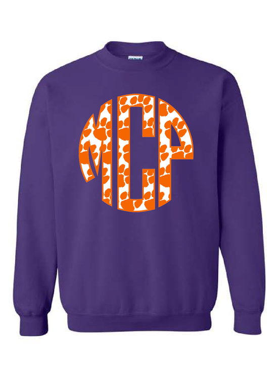 YOUTH Go Team Monogram Crewneck Sweatshirt