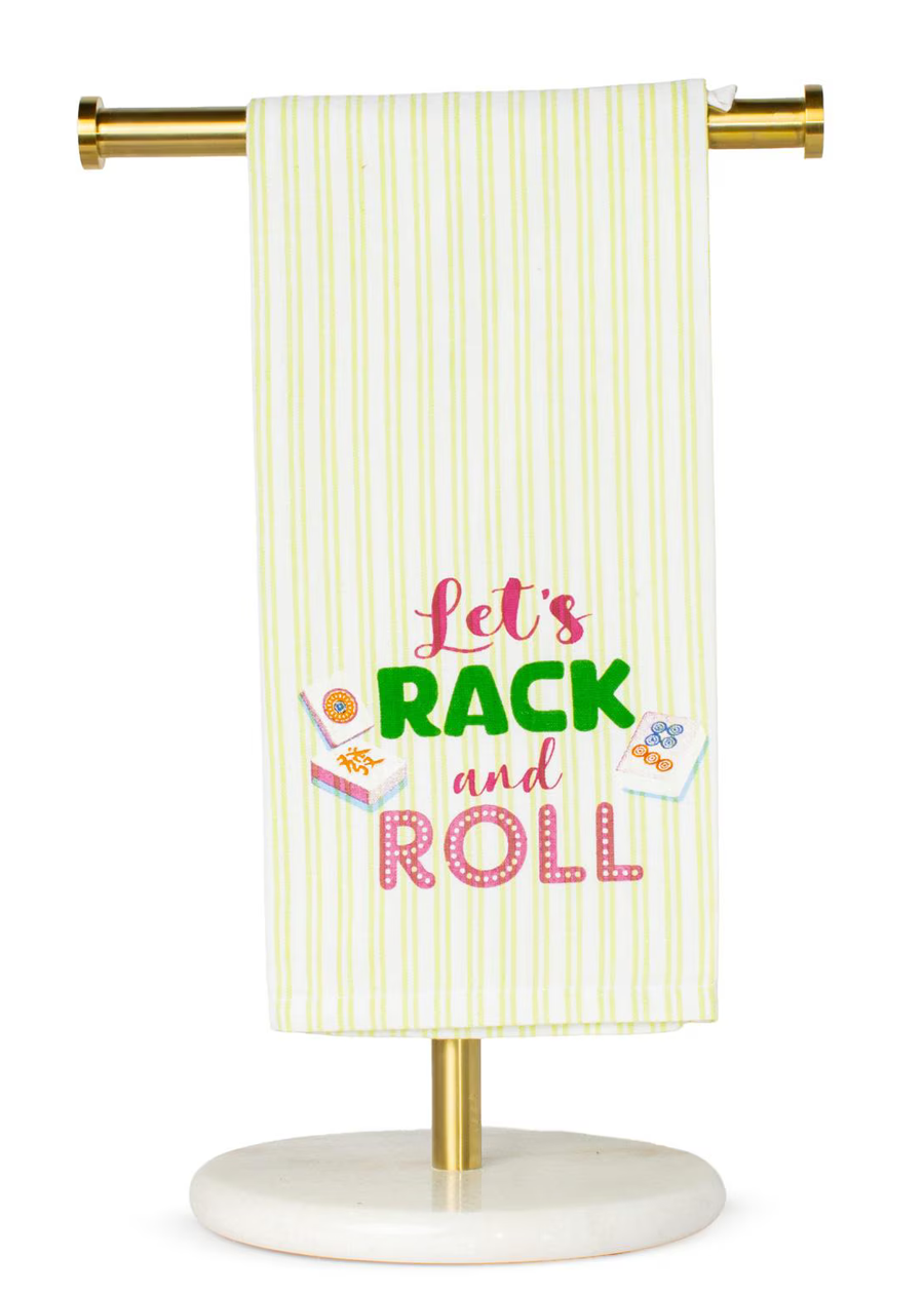 Let's Rack And Roll Hand Towel