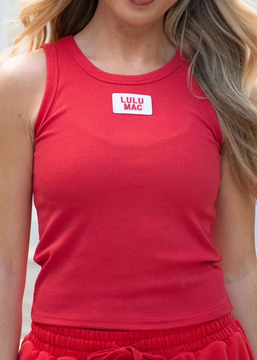 LULU MAC Tank - Red
