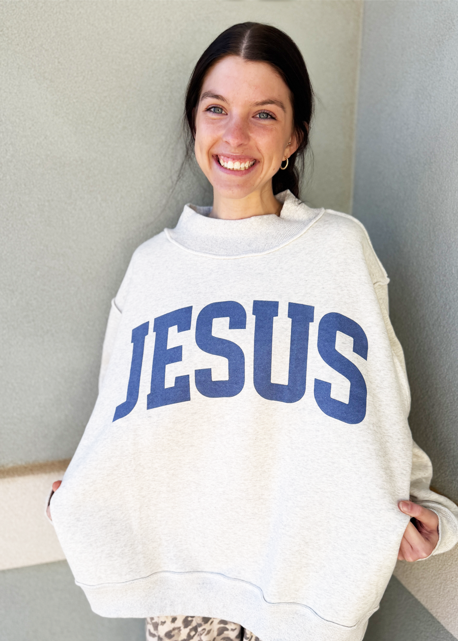 JESUS Mock Sweatshirt