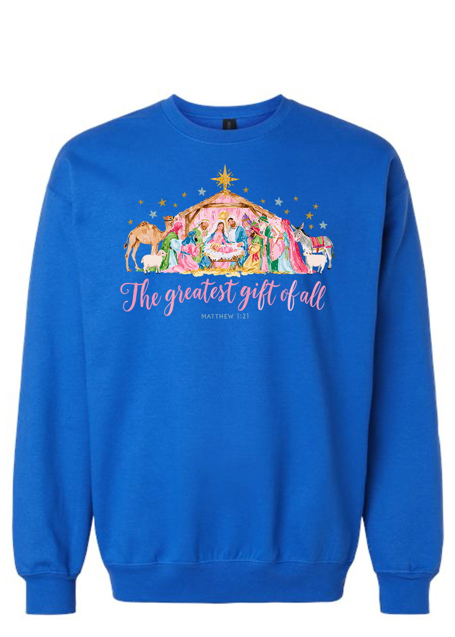 YOUTH The Greatest Gift of All Crewneck
