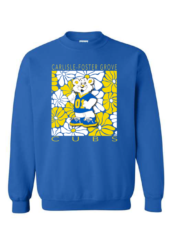 Flower Mascot Crewneck Sweatshirt