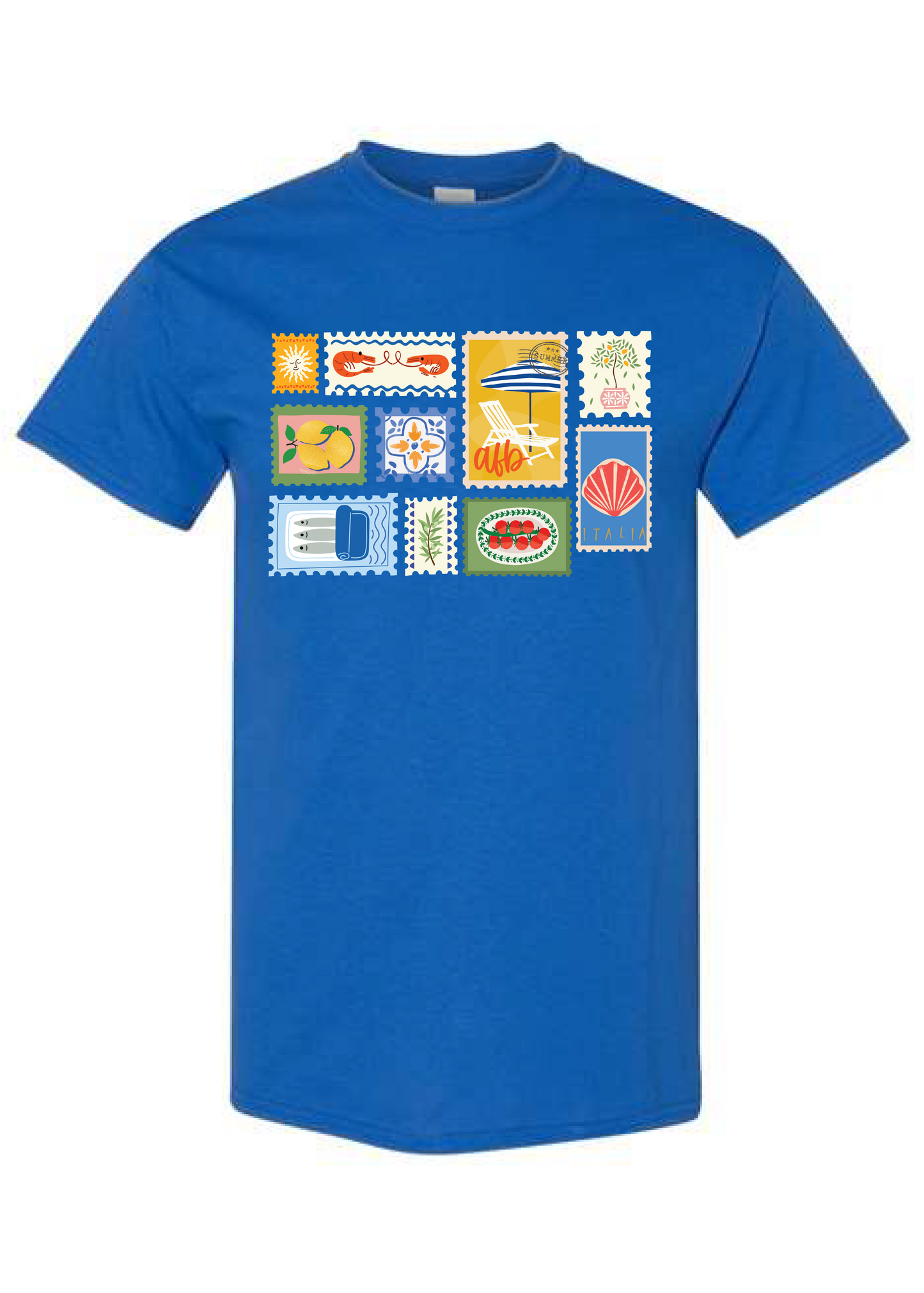 Italian Postcard Monogram Tee