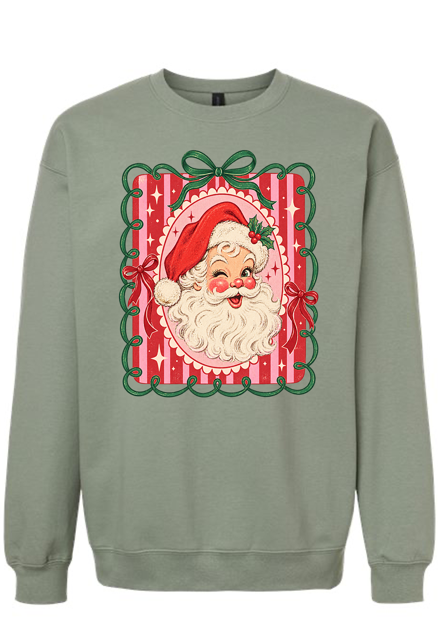 ADULT Vintage Santa Crewneck