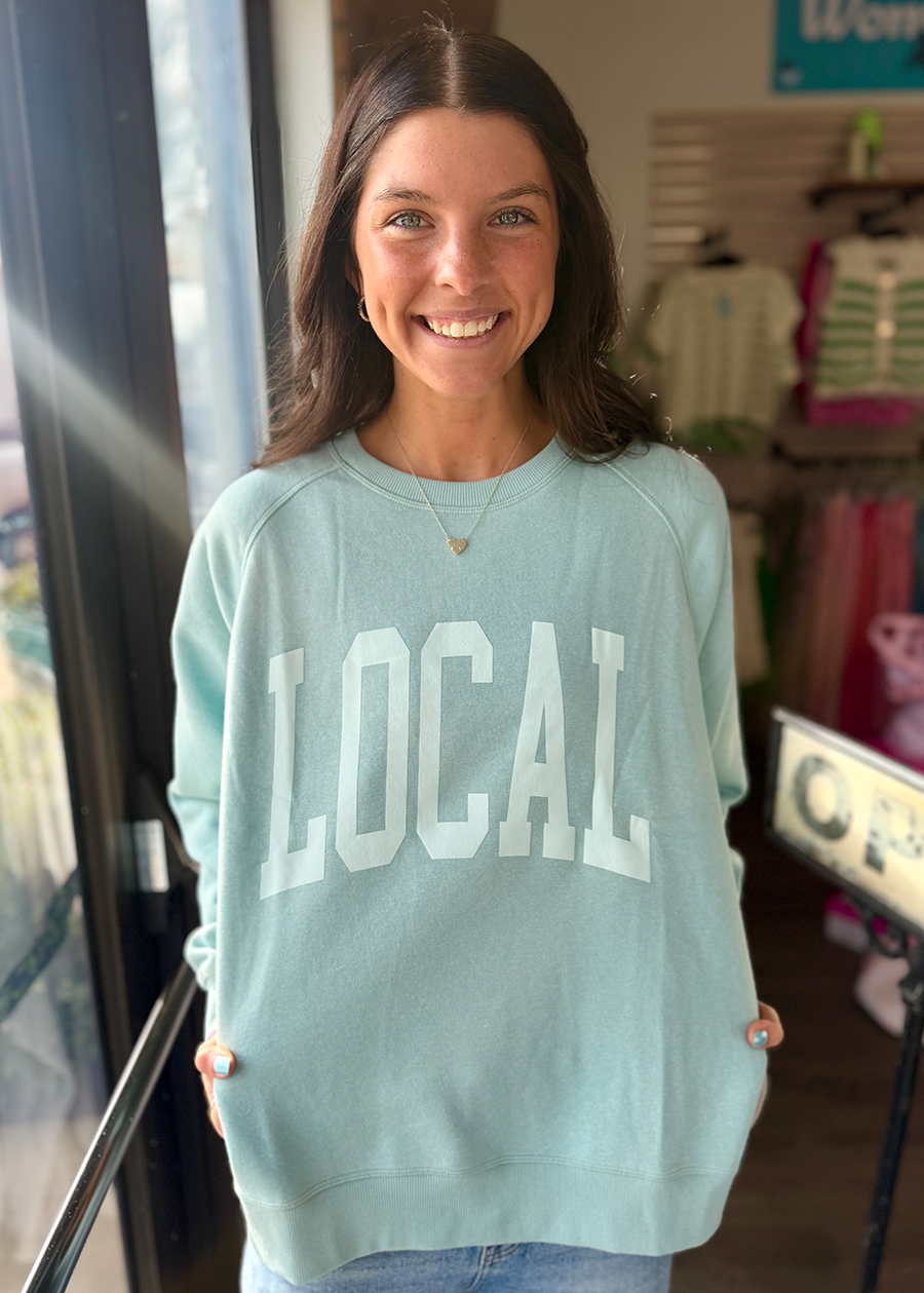 LG Crescent Crew-Jade