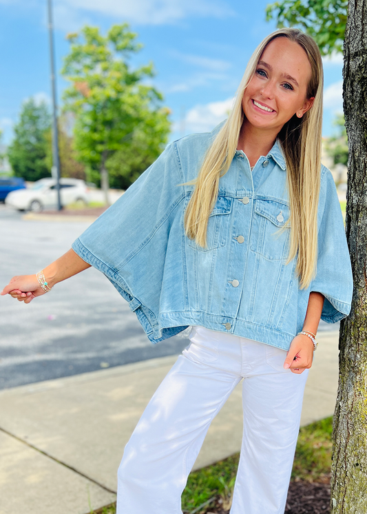 Sammie Flowy Square Jacket