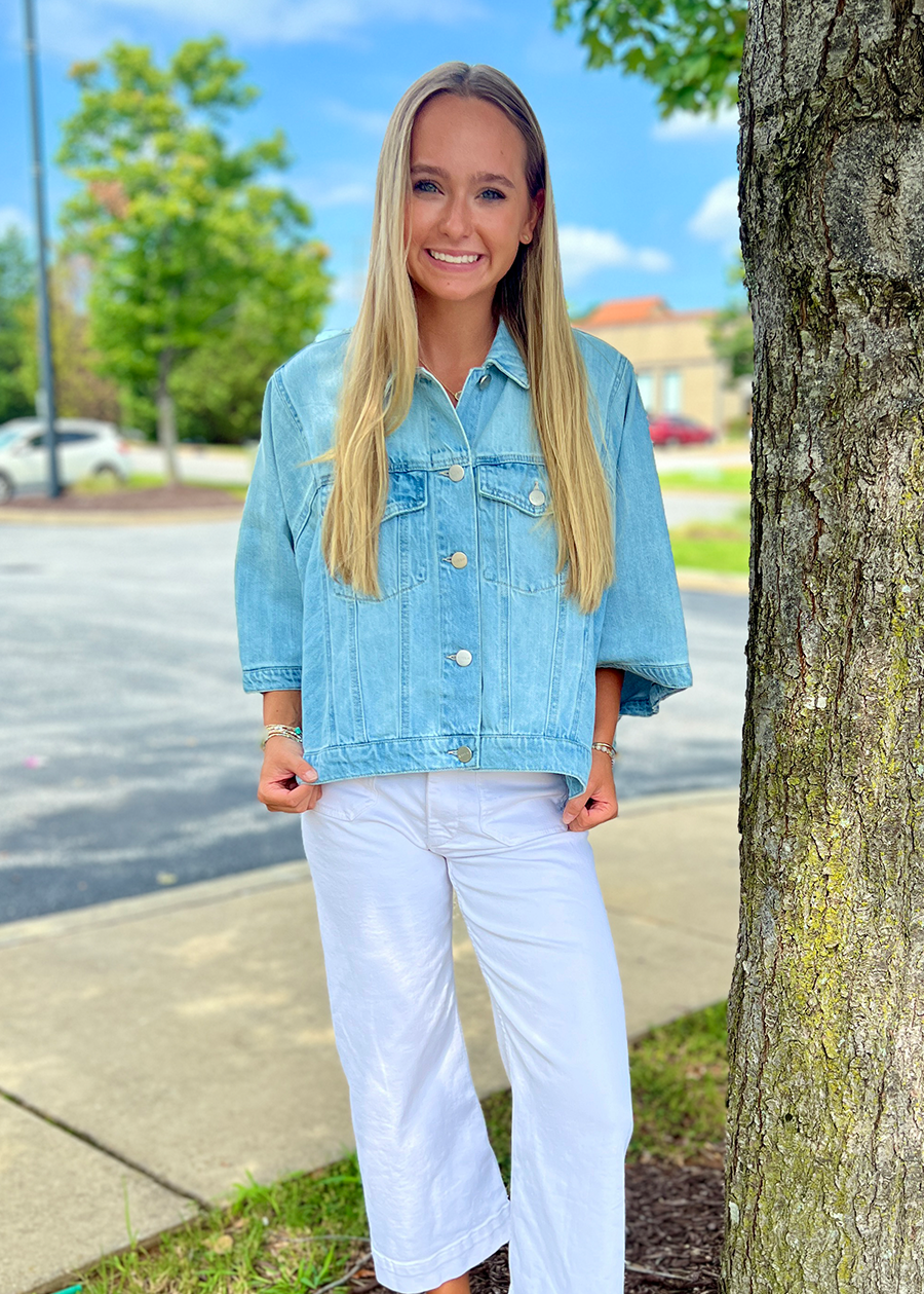 Sammie Flowy Square Jacket