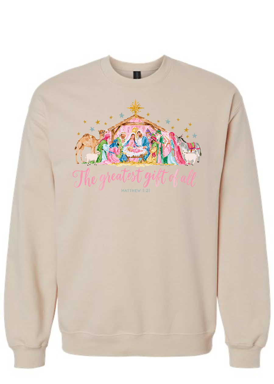 YOUTH The Greatest Gift of All Crewneck