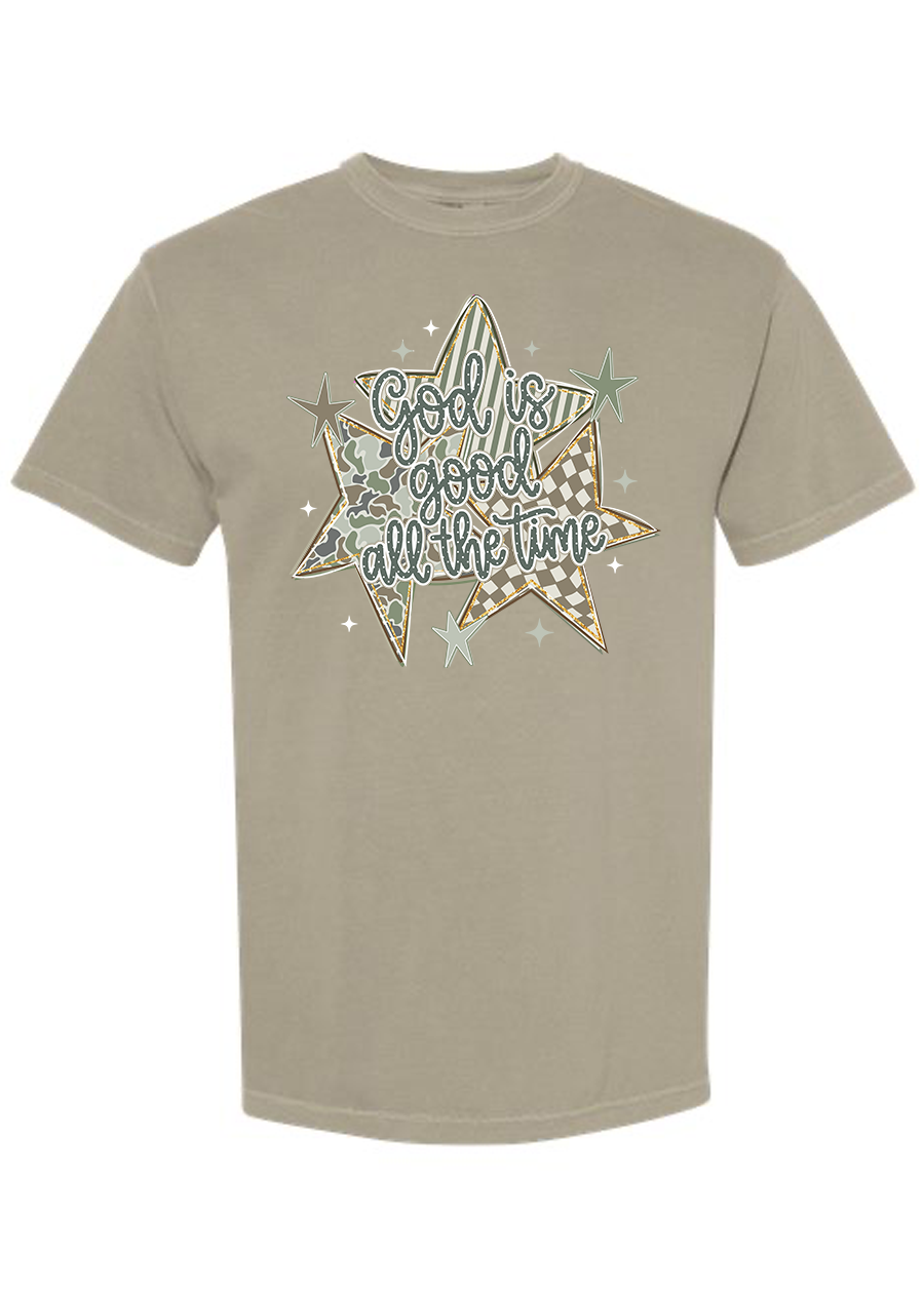 Camo God is Good COMFORT COLORS Tee
