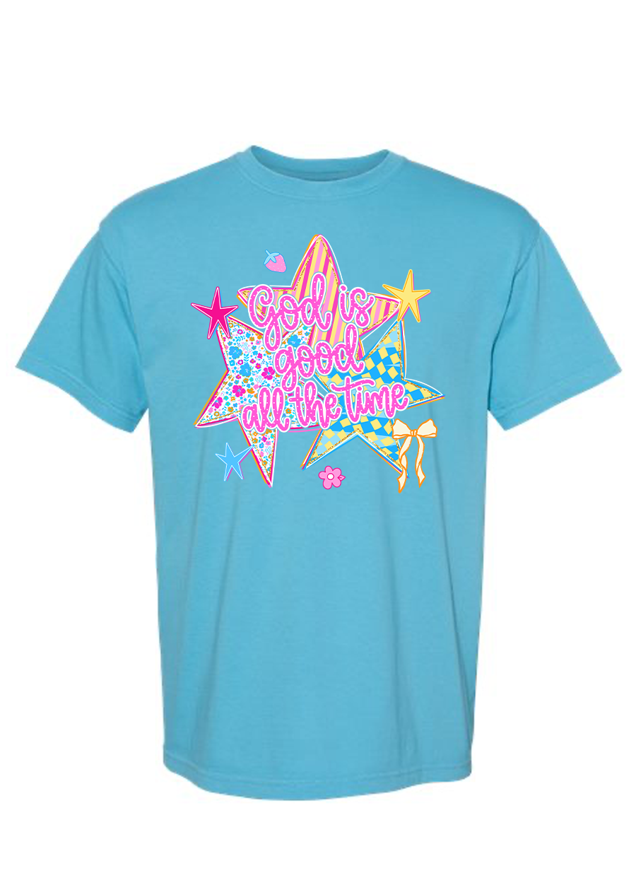 Colorful God is Good COMFORT COLORS Tee