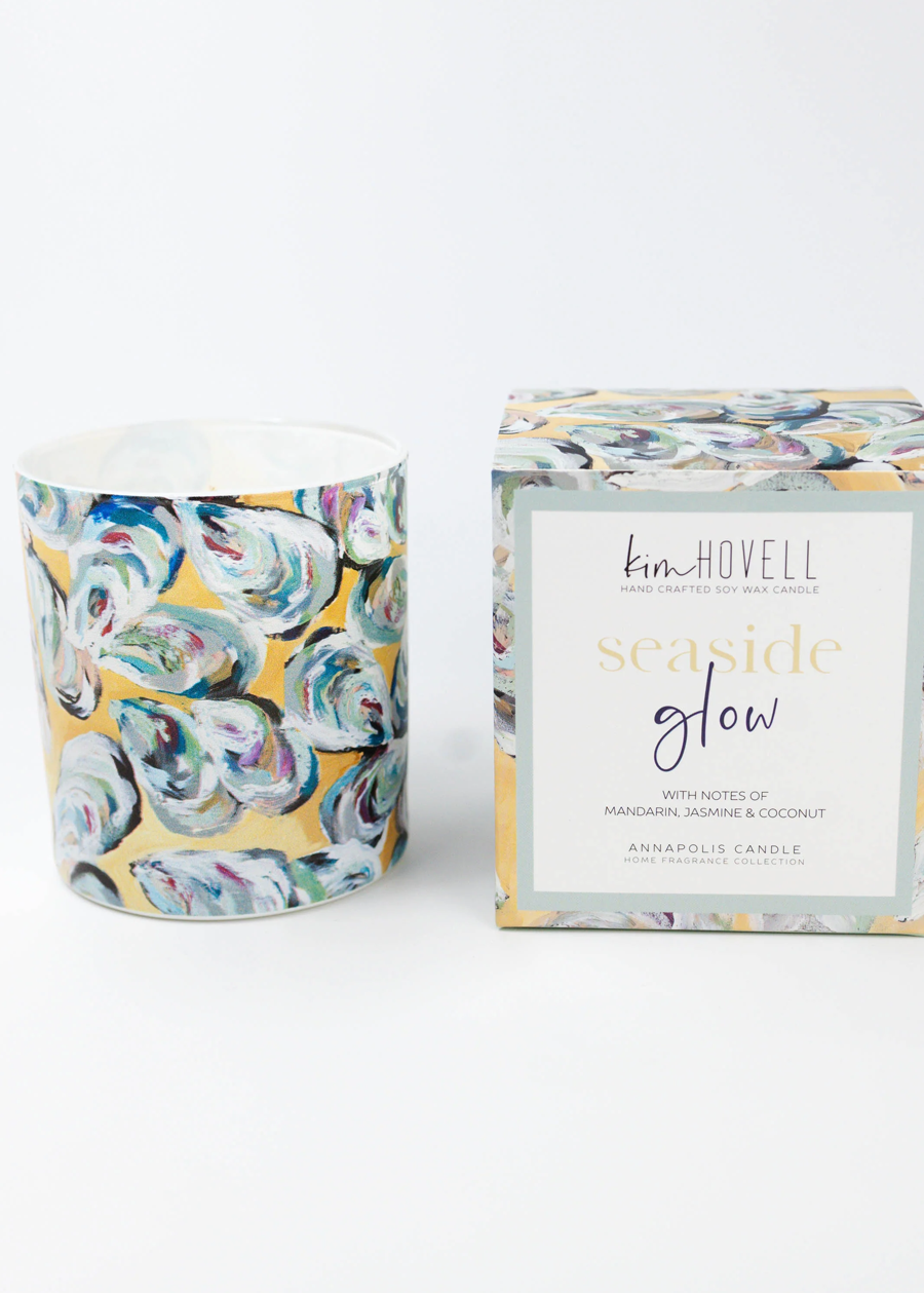 Seaside Glow Boxed Candle by Kim Hovell