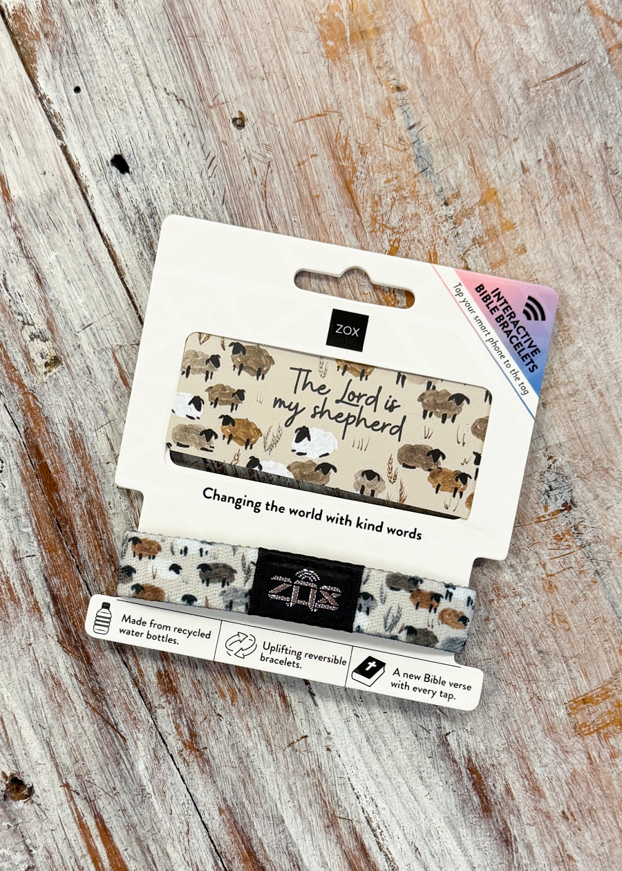 The Lord Is My Shepherd Bible Verse Bracelet