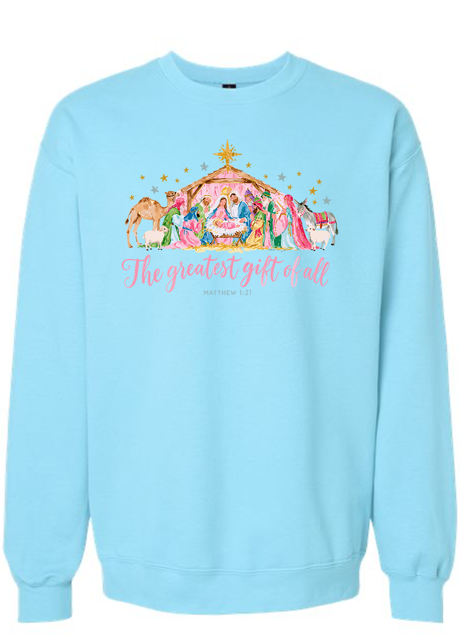 YOUTH The Greatest Gift of All Crewneck