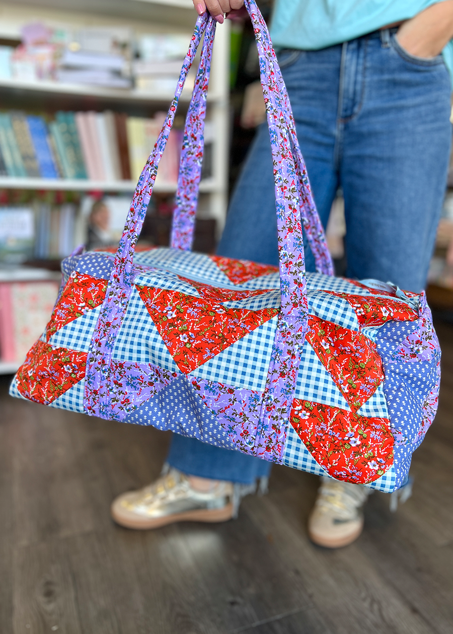 Small Original Duffel-Flying Geese Patchwork