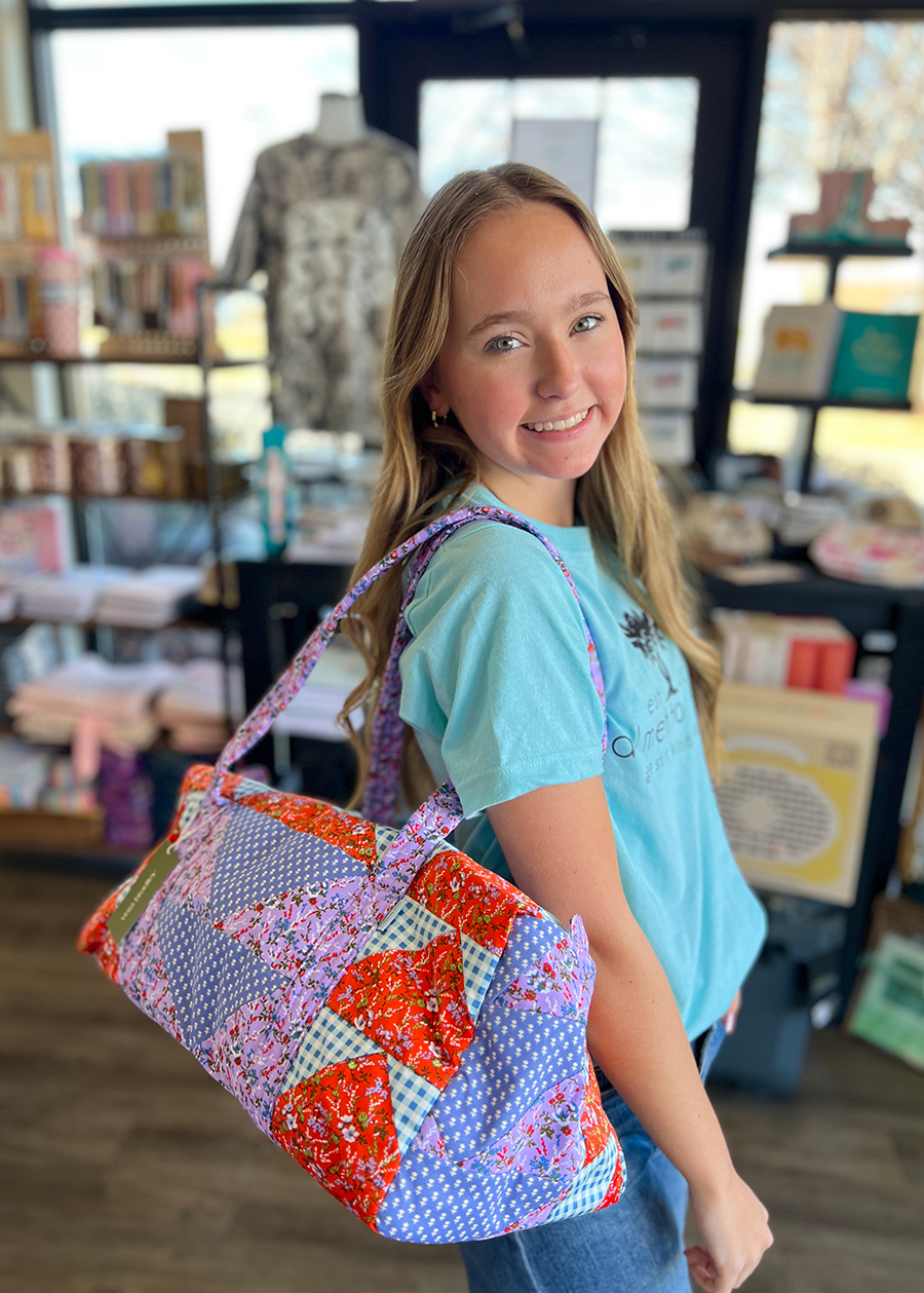 Small Original Duffel-Flying Geese Patchwork