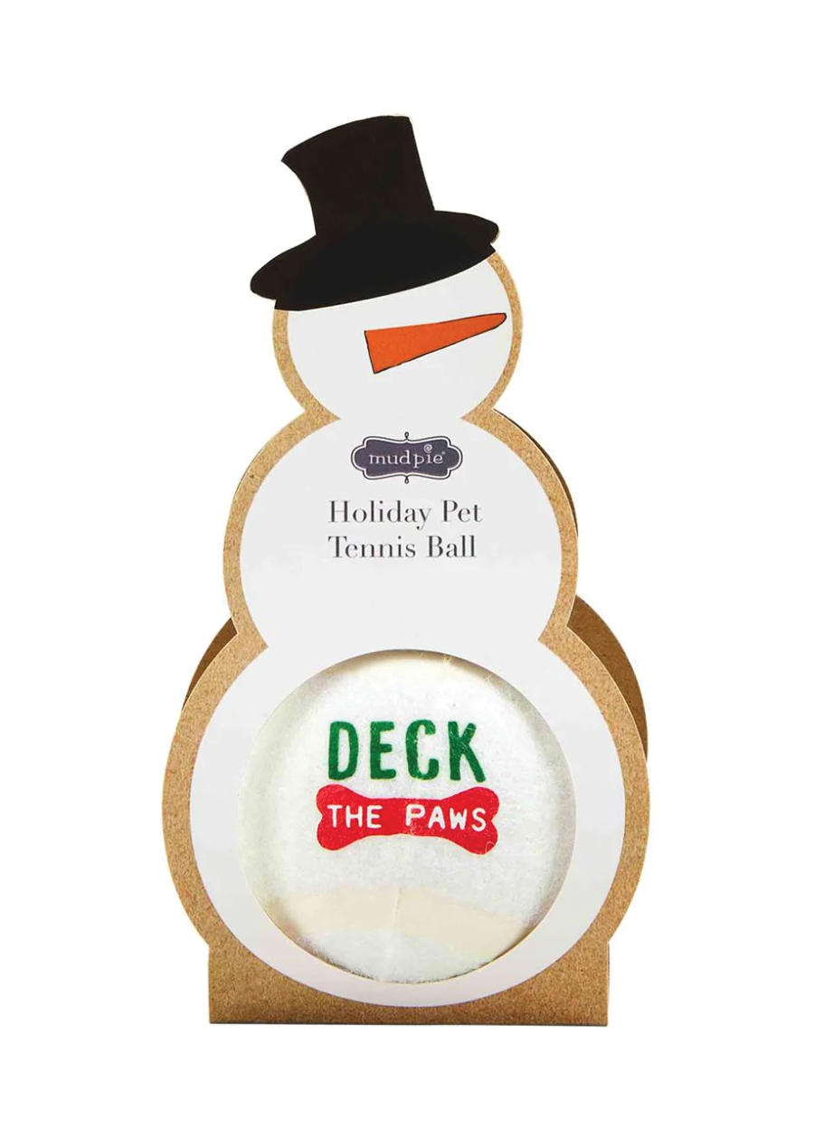 Load image into Gallery viewer, Snowman XMAS Tennis Ball
