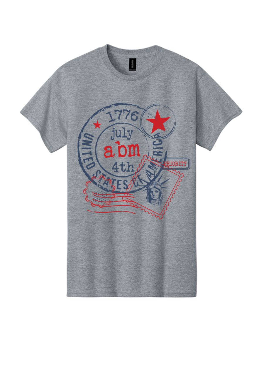 1776 Stamp Monogram Tee