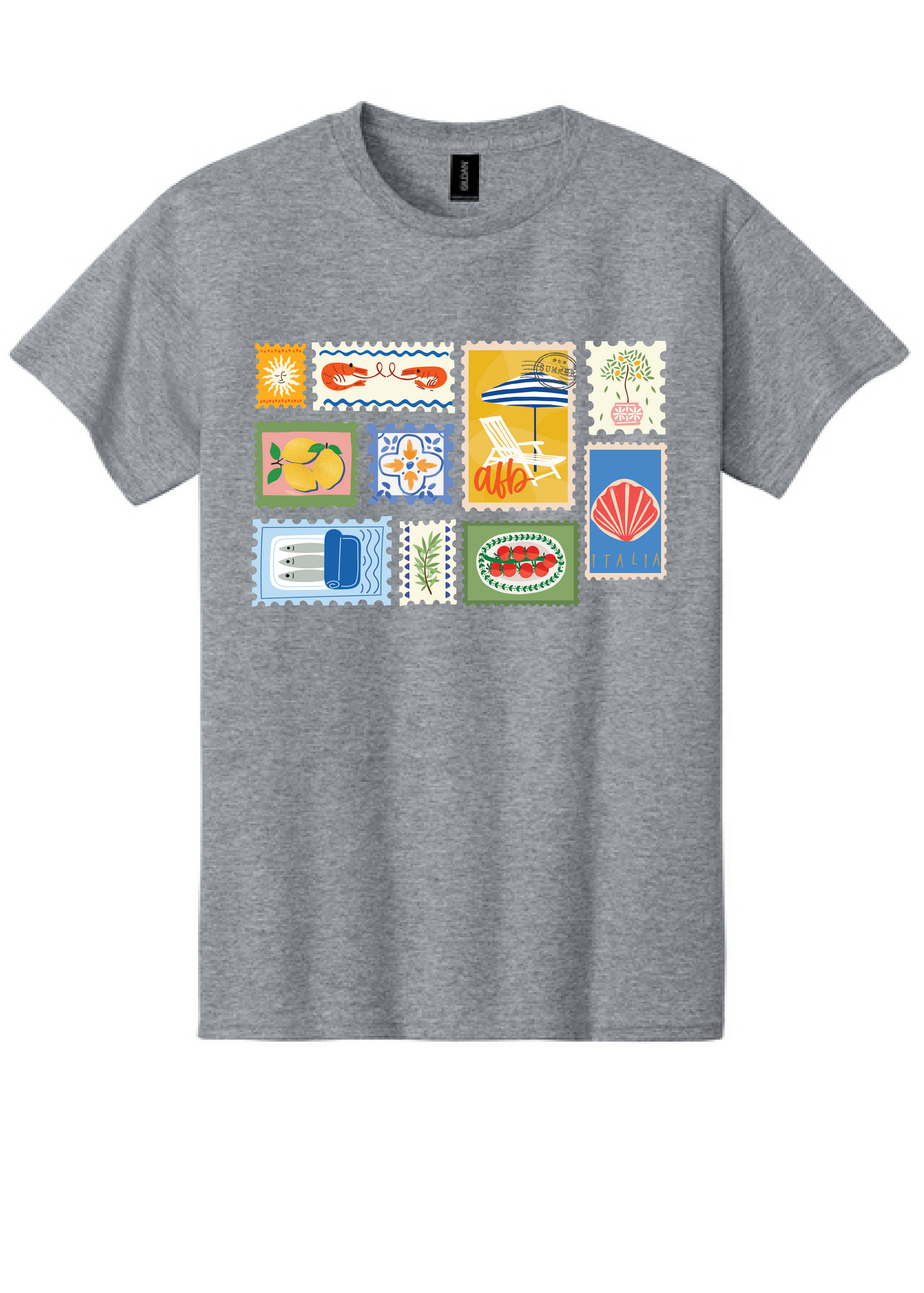 Italian Postcard Monogram Tee