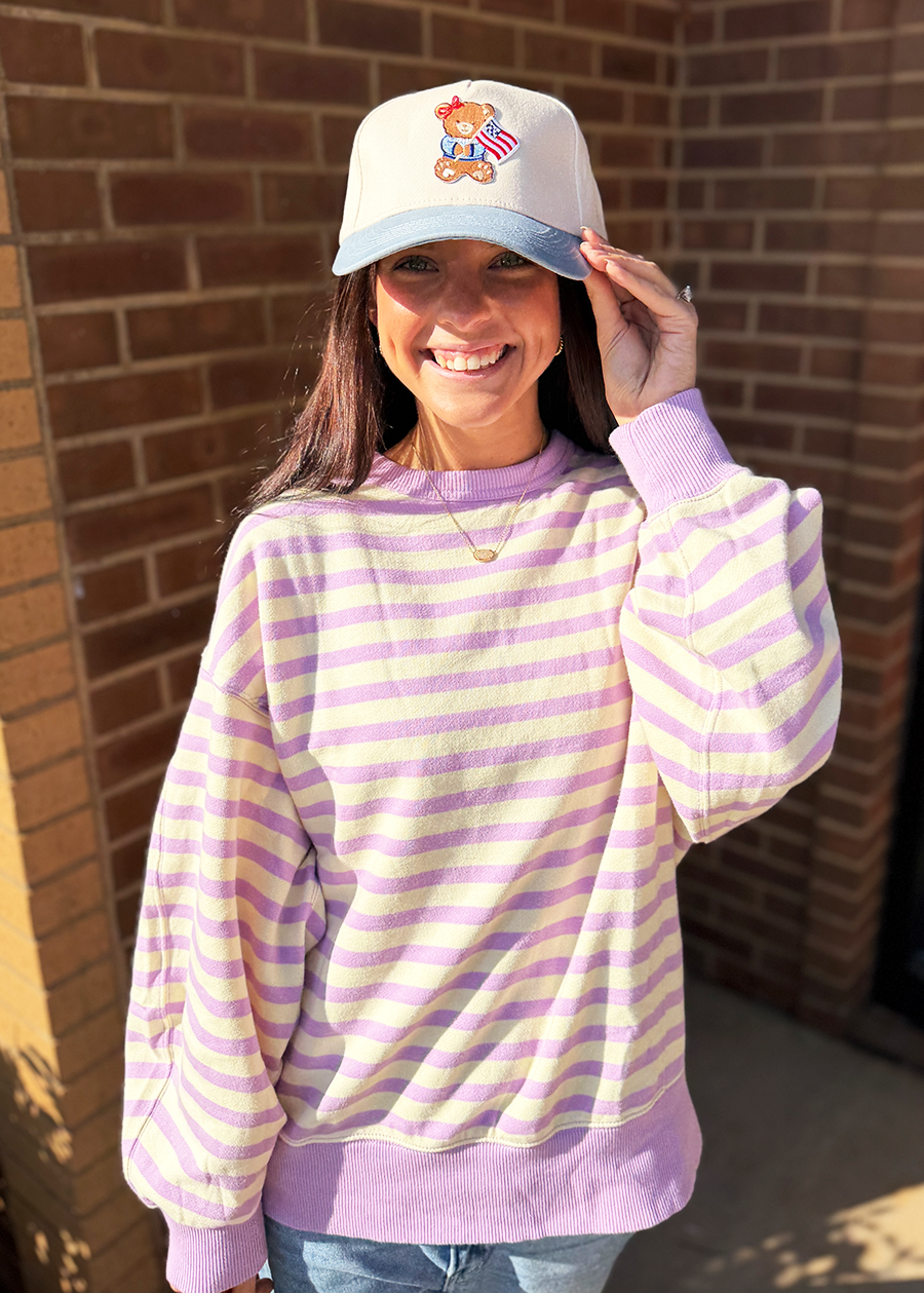 Star Spangled Bear Classic Canvas Hat