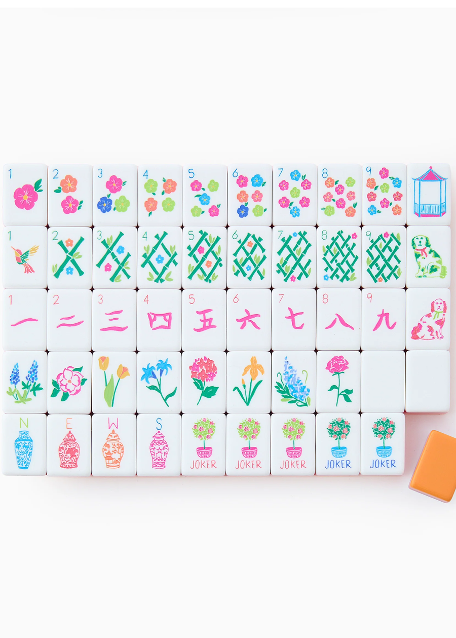 Sunset Mahjong Tiles