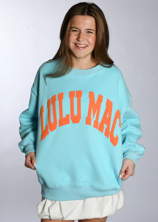 LULU MAC Sweatshirt-Teal/Orange