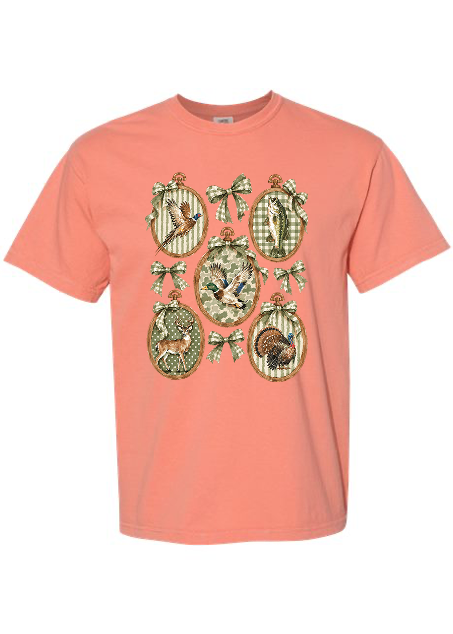 ADULT Coquette Camo COMFORT COLORS Tee