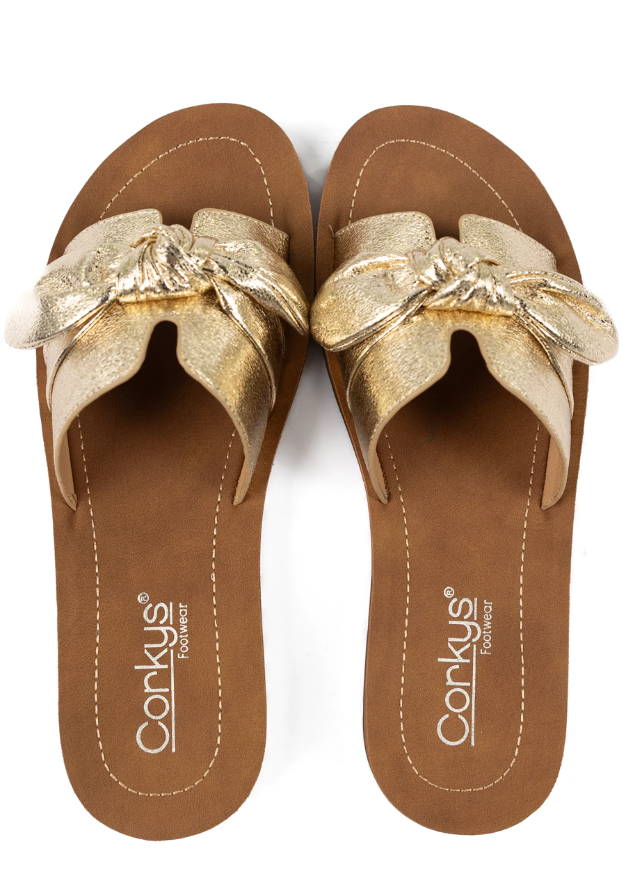 Corky Too Cute-Gold Crinkle Metallic