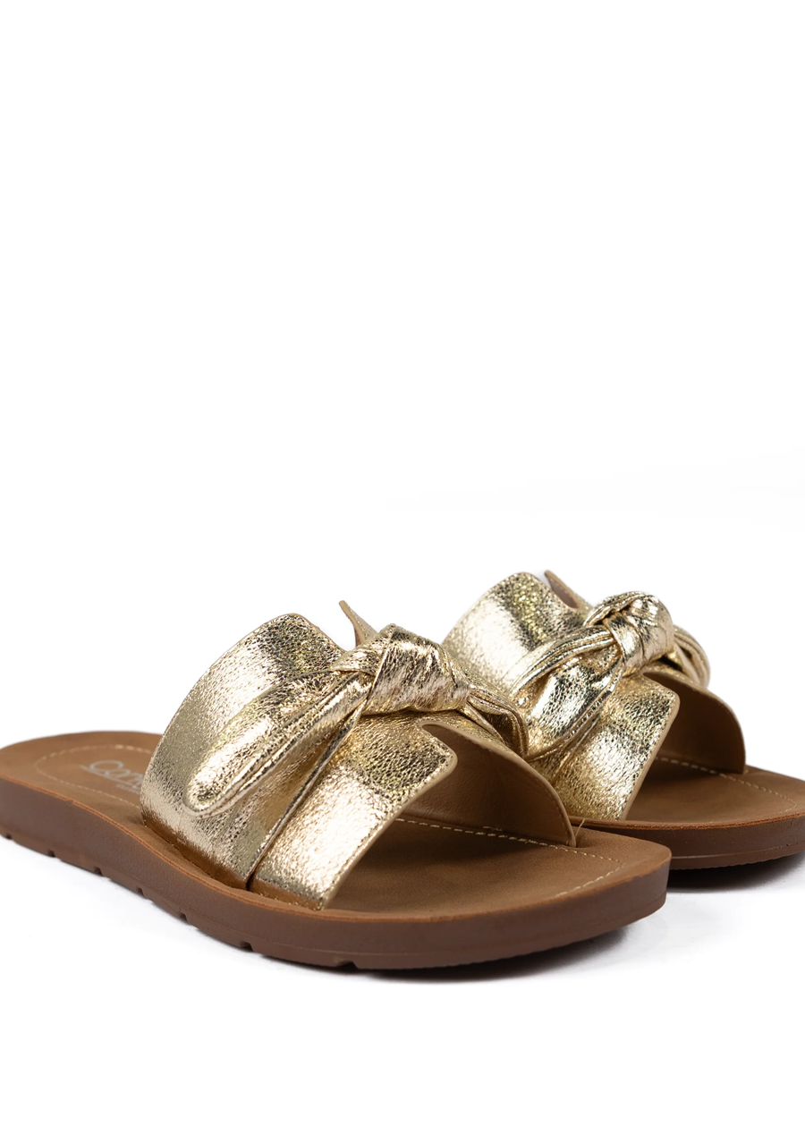 Corky Too Cute-Gold Crinkle Metallic