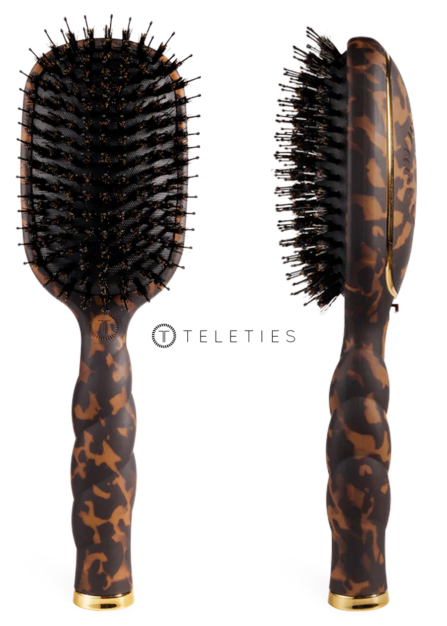 TELETIES Boar Bristle Hair Brush
