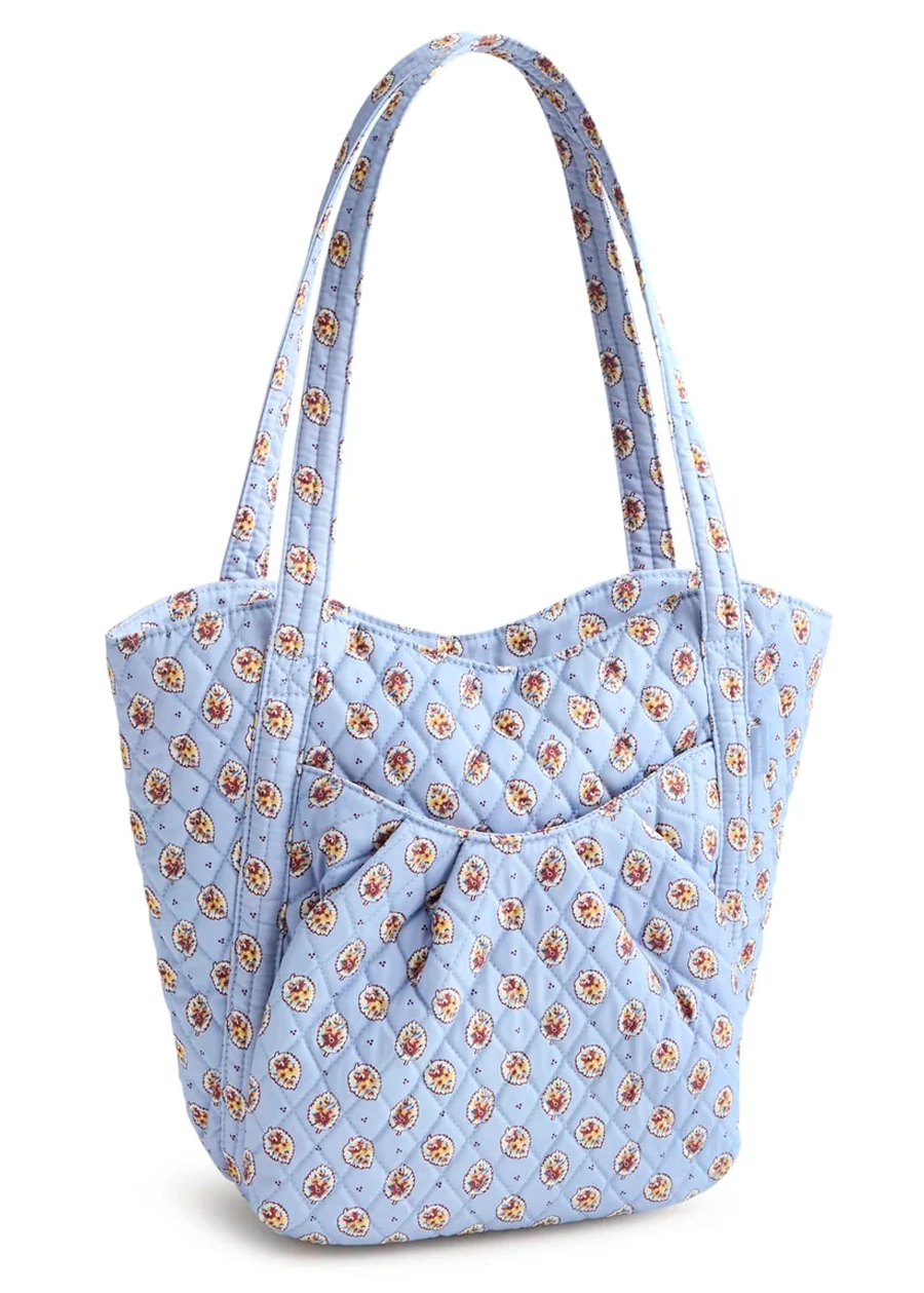 Amanda Shoulder Bag - Blue Leaf