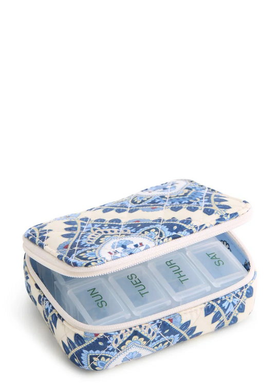 Travel Pill Case-Cambridge Blues