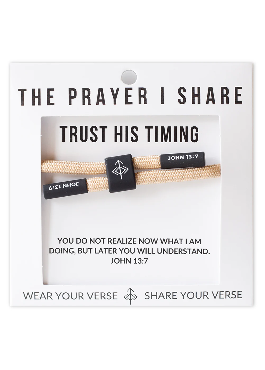 TRUST HIS TIMING Bracelet