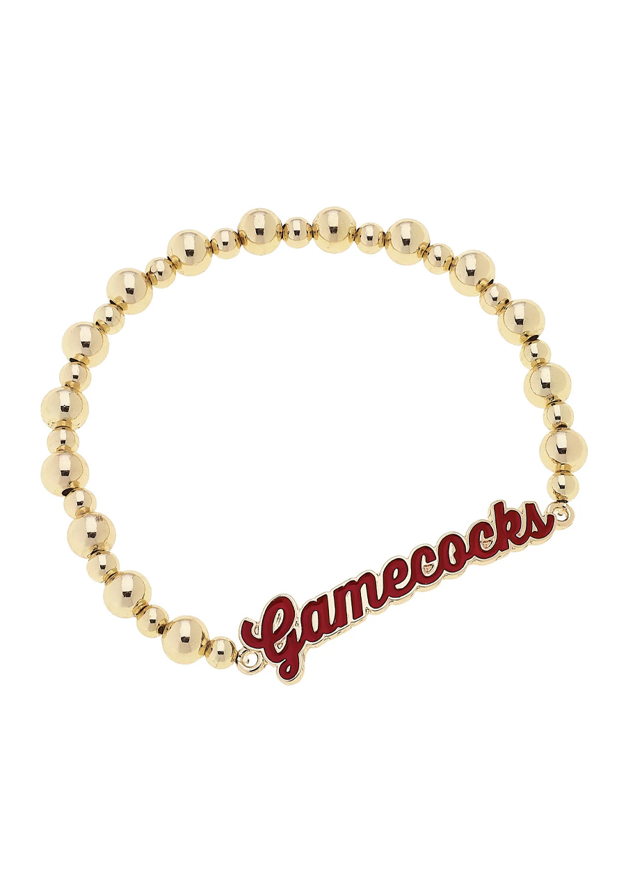 South Carolina Gamecocks Autograph Enamel Stretch Bracelet