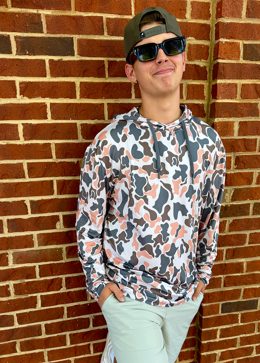 Performance Hoodie-Vintage Camo