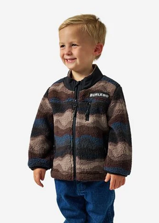 Youth Sherpa - Full Zip Jacket - Wave On Wave