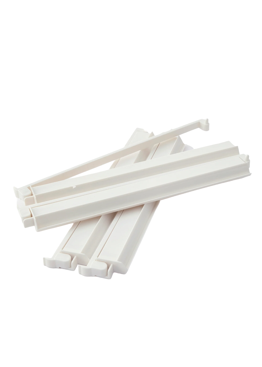 White Acrylic Rack & Pusher Set
