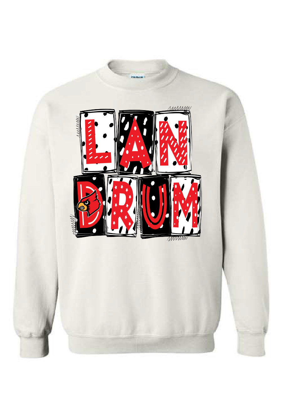 School Spirit Crewneck Sweatshirt