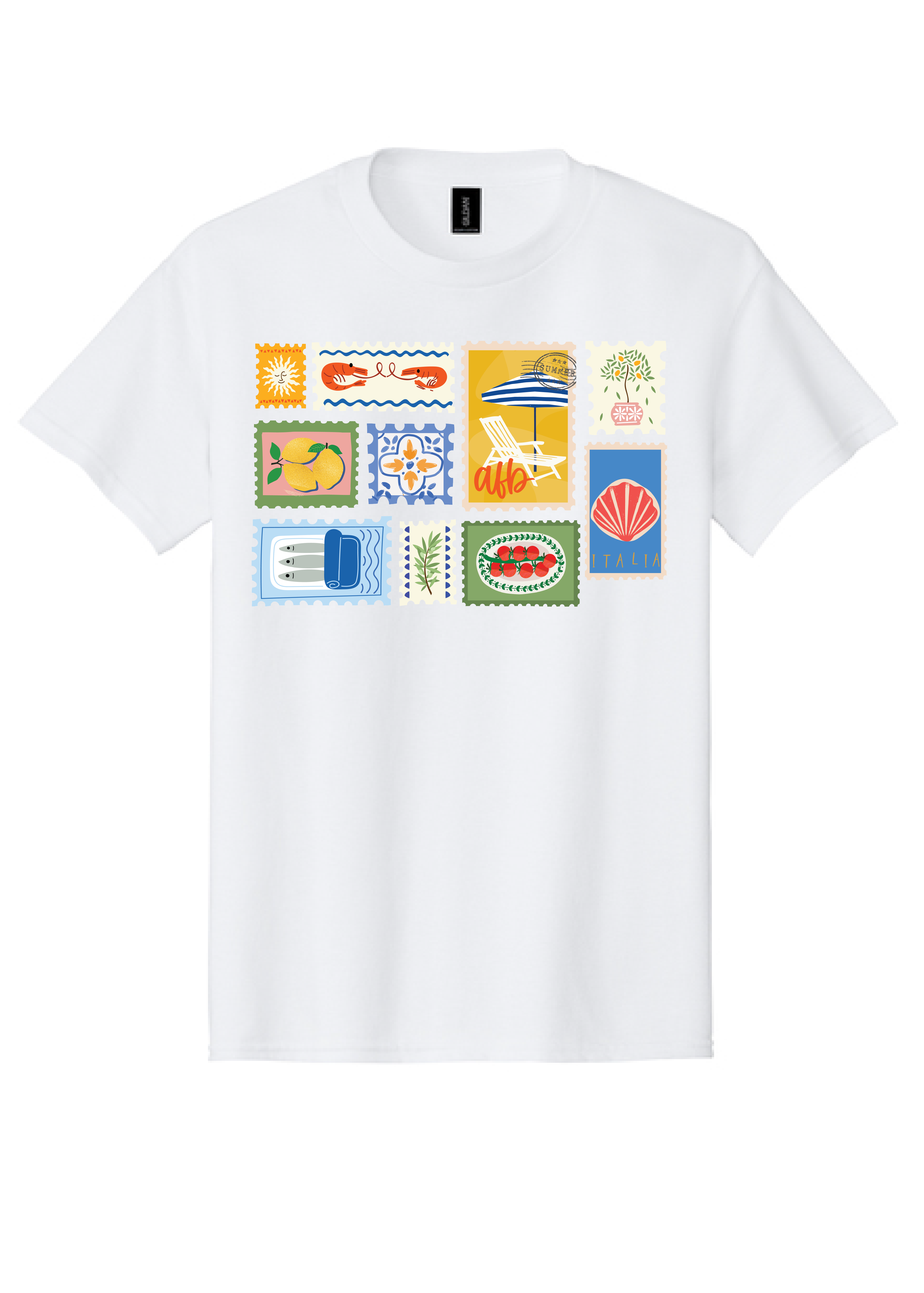 YOUTH Italian Postcard Monogram Tee