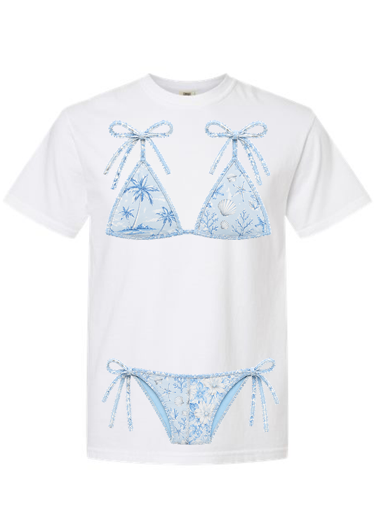 ADULT Comfort Colors Blue Kini Tee & Tank