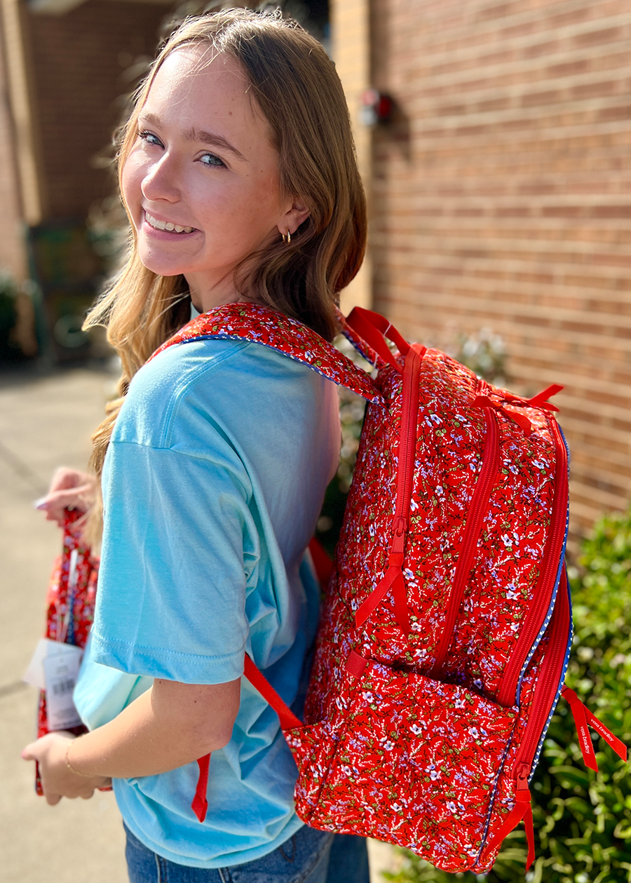 Large Bancroft Backpack-Wildflower Sprigs
