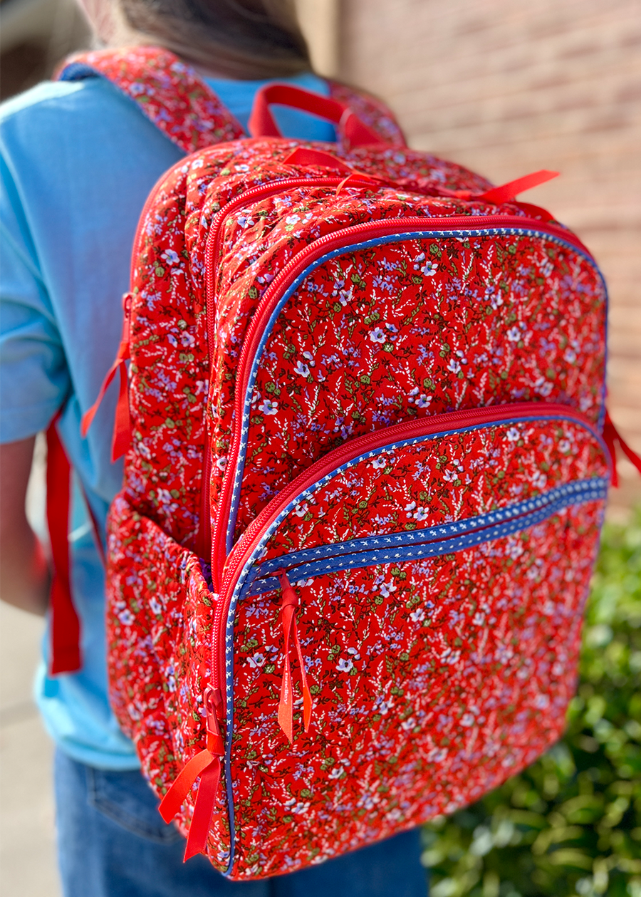 Large Bancroft Backpack-Wildflower Sprigs