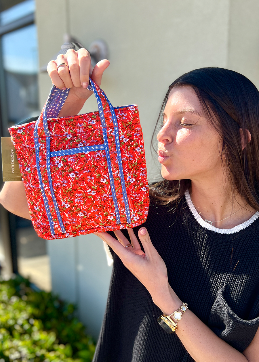 Mini Hathaway Tote-Wildflower Sprigs