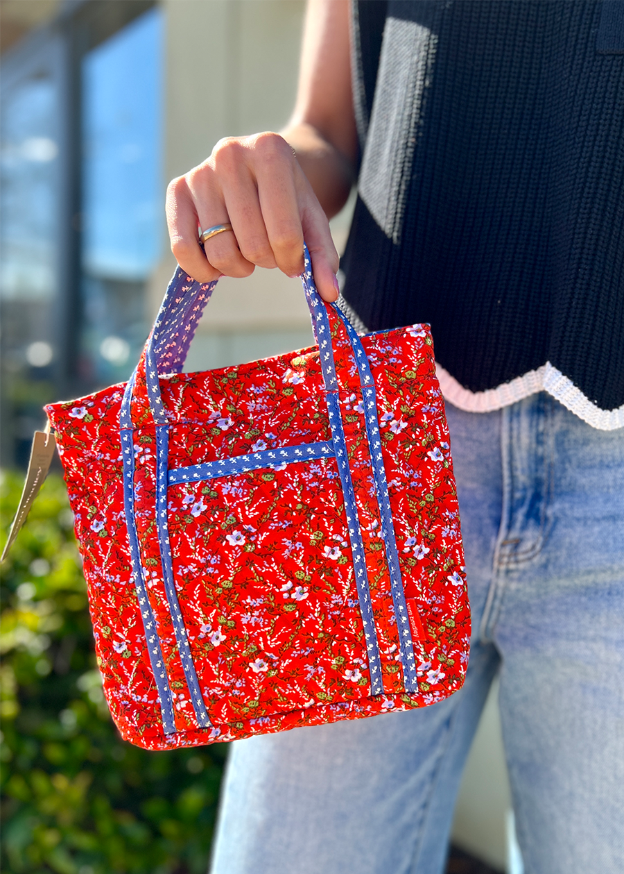 Mini Hathaway Tote-Wildflower Sprigs