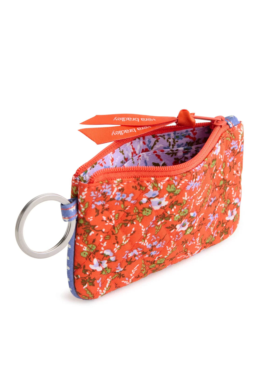 Zip ID Pouch w/Breakaway Lanyard-Wildflower Sprigs